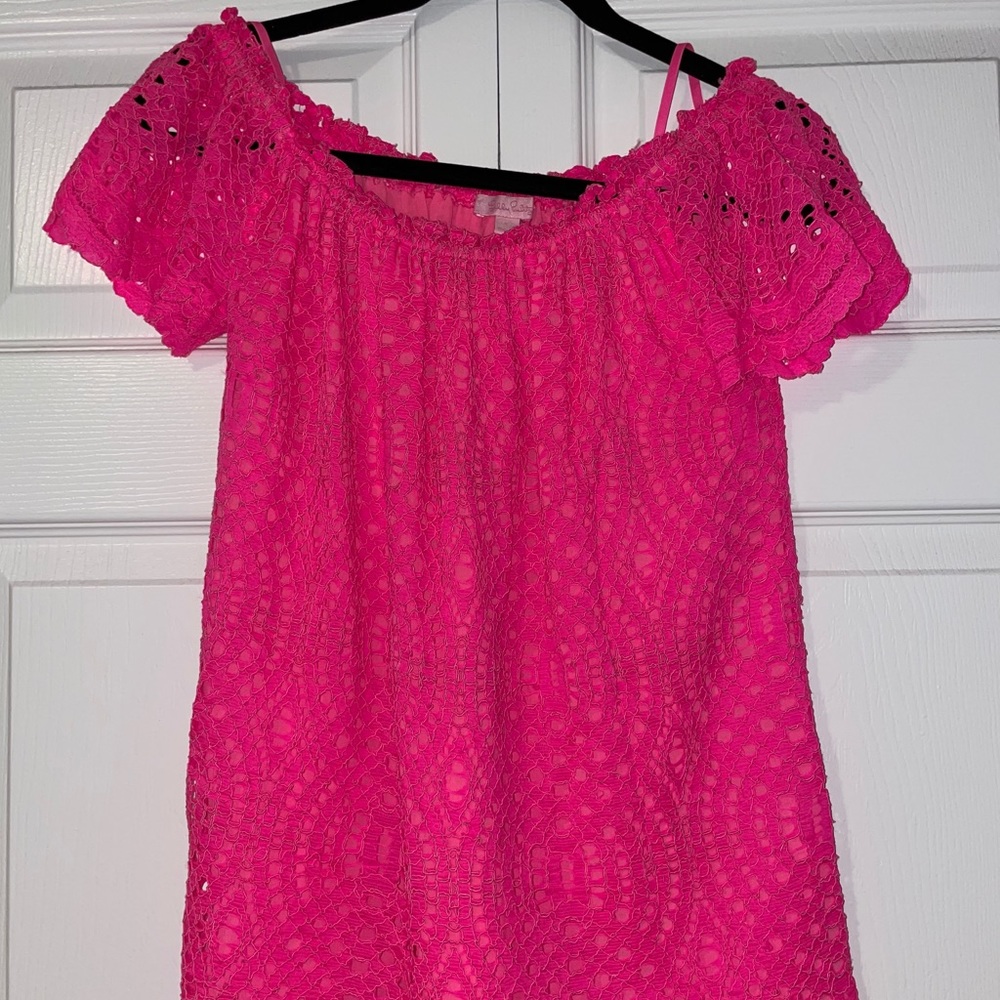 Lilly Pulitzer EUC Off the Shoulder Top Size S